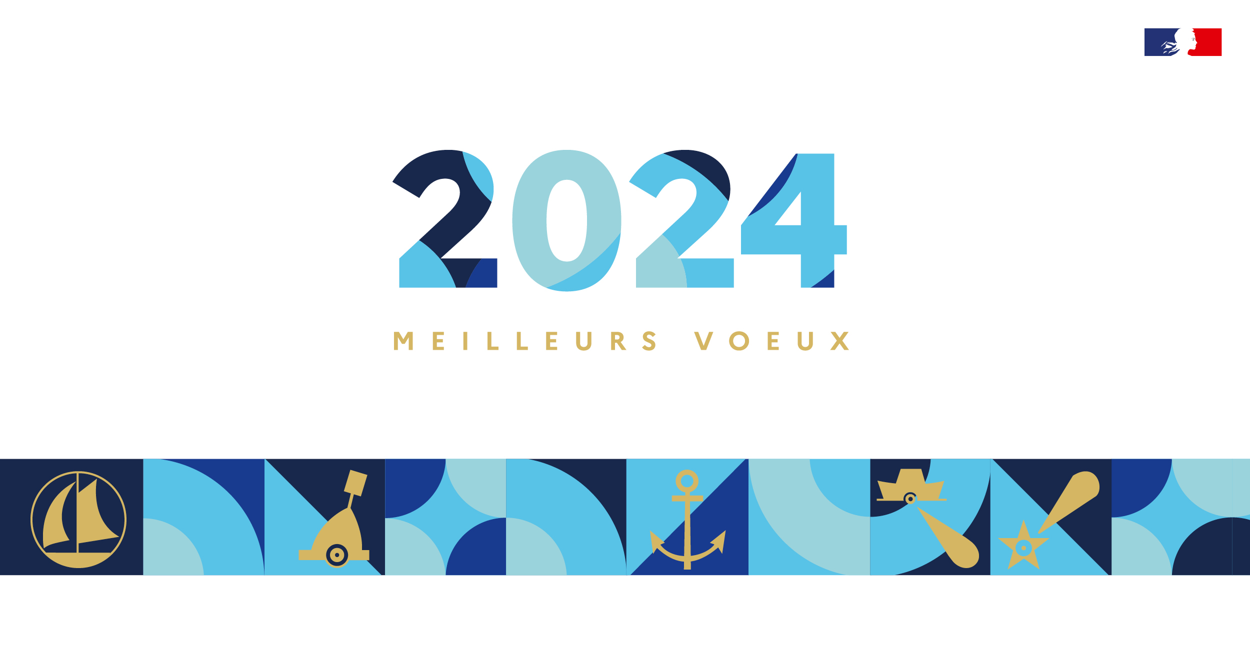 Carte voeux 2024 du Shom